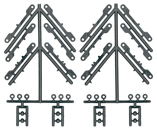 ASSOCIATED 31010 Arm Mount Shims Balls Wheelbase Shims TC4