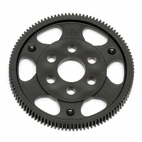 ASSOCIATED 31334 Spur Gear 64P 106T TC6
