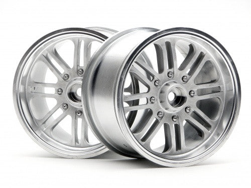 HPI 3139 8 Spoke Wheel Matte Chrome *DISC*