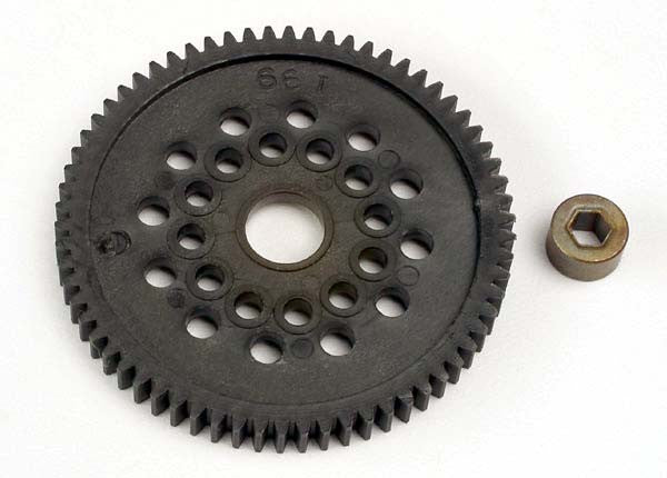 TRAXXAS 3166 Spur gear (66-Tooth) (32-Pitch) w/bushing