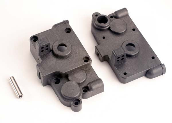 TRAXXAS 3191 Gearbox halves (l&r) w/ idler gear shaft