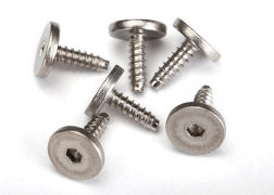 TRAXXAS 3233 Screws 2.6x8mm Flathead Machine Self-Tapping (6)