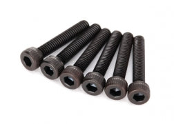 TRAXXAS 3234 2.5x14mm Screws Cap-Head Machine Hex Drive(6)