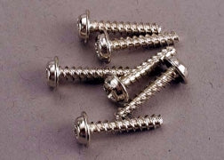 TRAXXAS 3288  Screws, 3x15mm washerhead self-tapping (6)