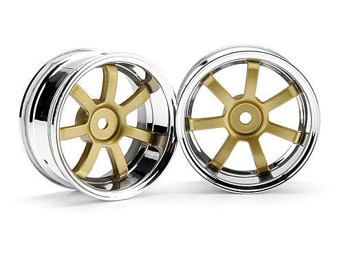HPI 3320 Rays Gram Lights 57S-PRO Chrome/Gold 6mm Offset