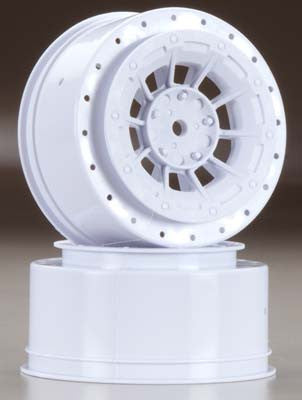 JCONCEPTS 3344 Hazard 12mm SC10/4x4 Hex Wheel White