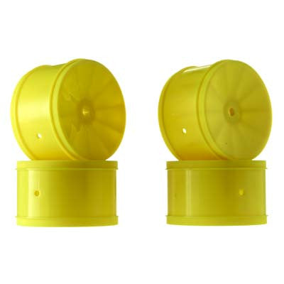 JCONCEPTS 3363Y 1/10 Bullet 60mm Rear Wheel Yellow (4) B5/RB6