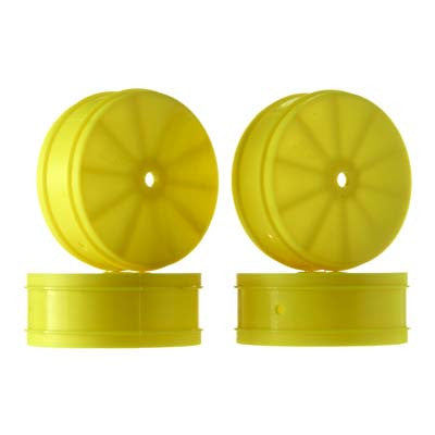JCONCEPTS 3365Y 1/10 Bullet 60mm Front Wheel Yellow (4) TLR22