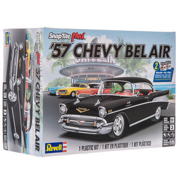 REVELL 85-1529 1/25 1957 Chevy Bel Air SnapTite Model Kit