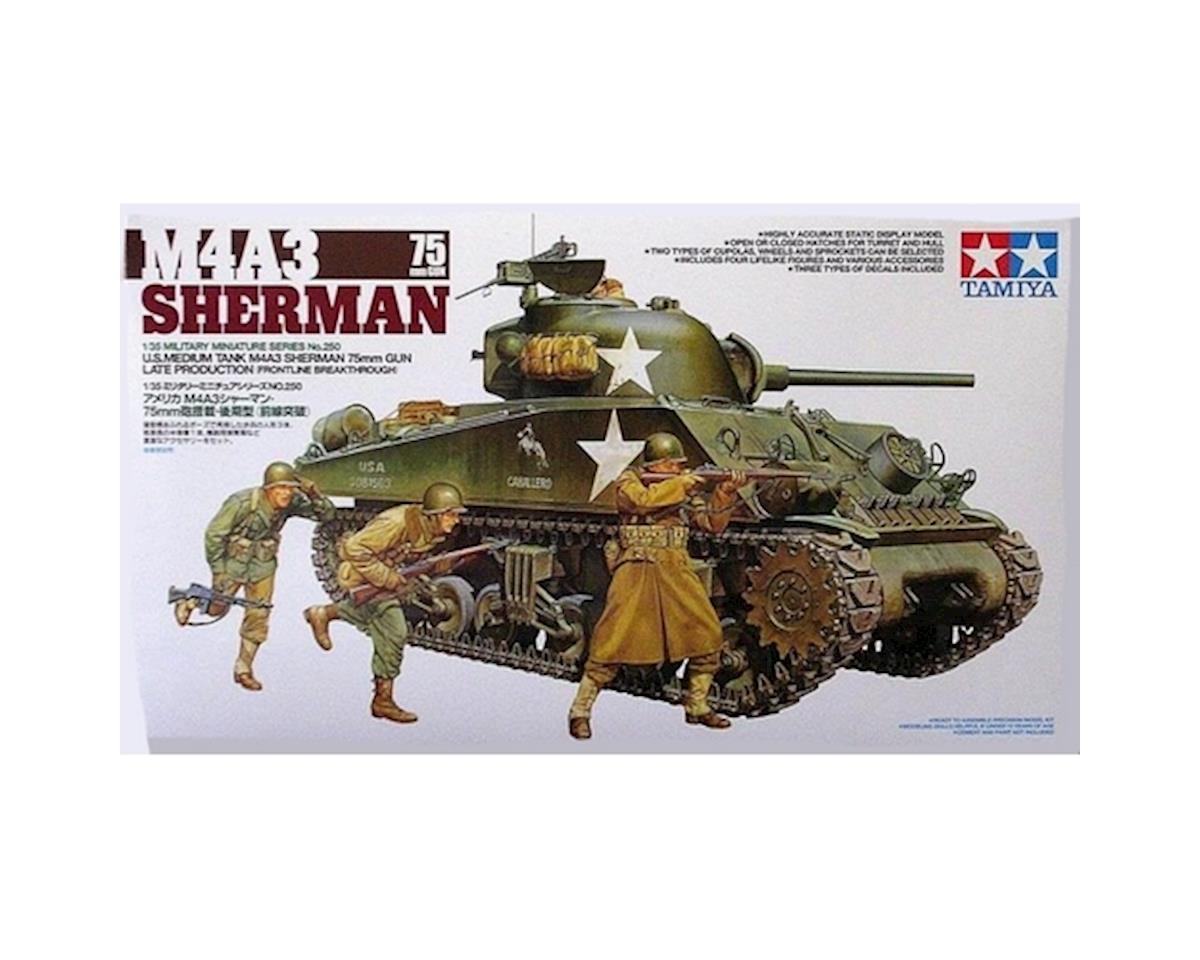 TAMIYA 35250 1/35 M4A3 Sherman 75mm Plastic Model