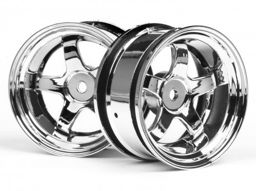 HPI 3592 Work Meister S1 Wheel 26mm Chrome 6mm Offset