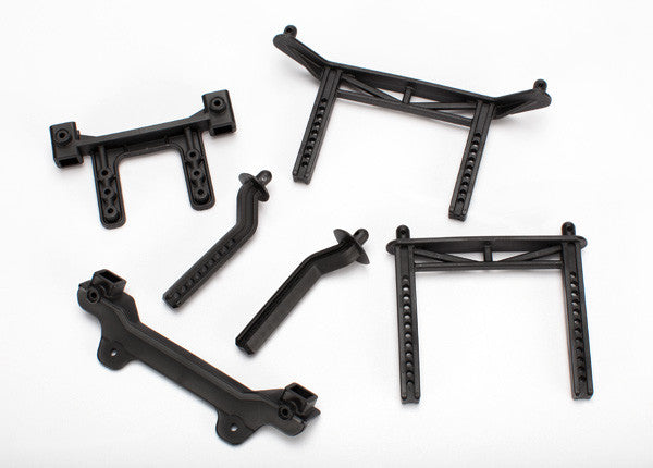 TRAXXAS 3619 Body Mounts Front & Rear/ body mount posts, front & rear (adjustable)/ 2.5x18mm screw pins (4)