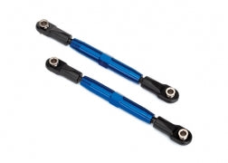 TRAXXAS 3643X Camber links front TUBES blue-anodized 83mm