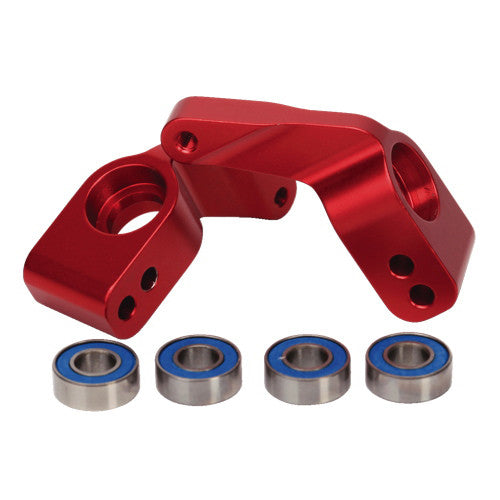 TRAXXAS 3652X Stub Axle Carriers Red Anodized