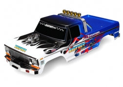 TRAXXAS 3653 Body, Bigfoot® Flame, Officially Licensed replica (painted, decals applied)