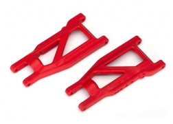 TRAXXAS 3655L Suspension arms, red, front/rear (left & right) (2) (heavy duty, cold weather material)