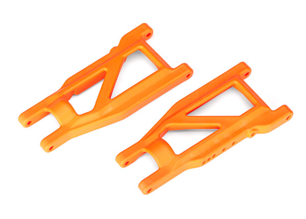 TRAXXAS 3655T Suspension arms, orange front / rear left &right (2) heavy duty cold weather material