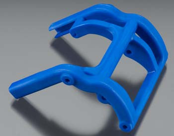 TRAXXAS 3677X Wheelie bar mount (1)/ hardware (blue)