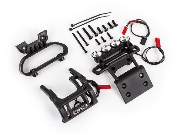 TRAXXAS 3697 LED light set, complete (includes front and rear bumpers with LED lights & BEC Y-harness) (fits 2WD Bigfoot® No. 1)