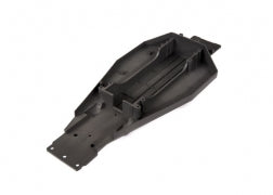 TRAXXAS 3722X Lower chassis black 166mm long battery compartment fits both flat and hump style battery packs use only w/ 3725R ESC mounting plate