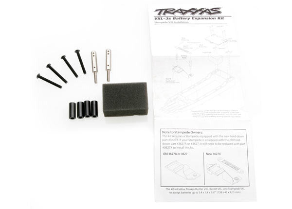 TRAXXAS 3725X Battery Expansion Kit Rustler/Bandit/Stampede