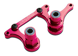 TRAXXAS 3743P Steering bellcranks Assembled; Pink Anodized