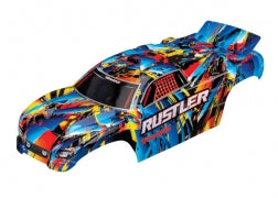 TRAXXAS 3748 Body, Rustler, Rock n' Roll (painted, decals applied)