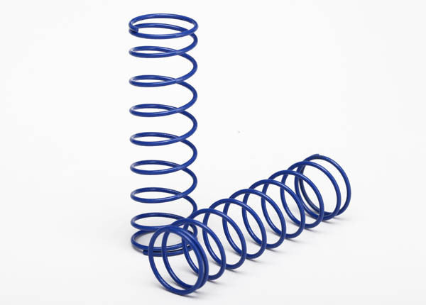 TRAXXAS 3758T Springs, front (blue) (2)