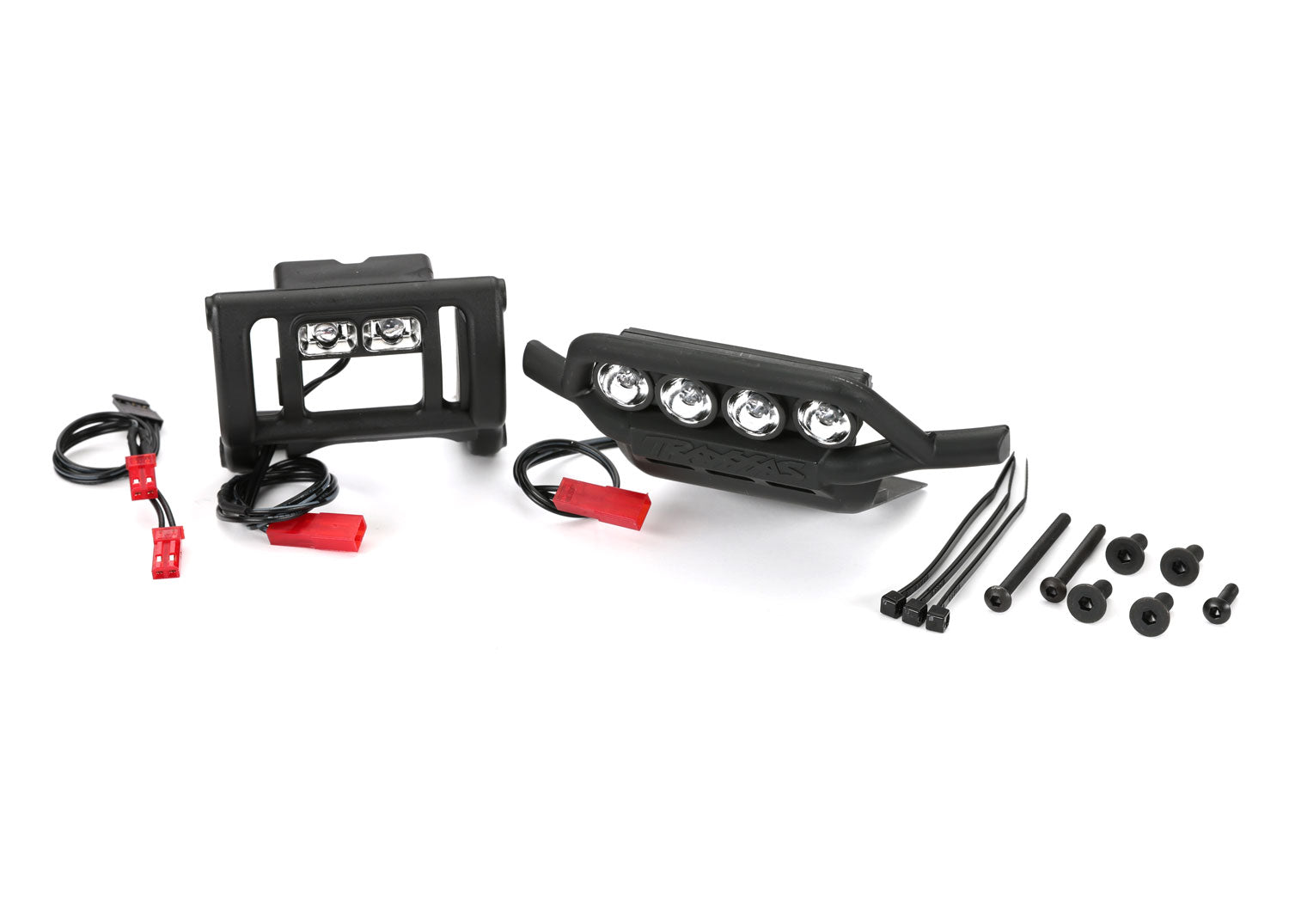TRAXXAS 3794 LED light set, complete (includes front and rear bumpers with LED light bar, rear LED harness, & BEC Y-harness) (fits 2WD Rustler® or Bandit®)