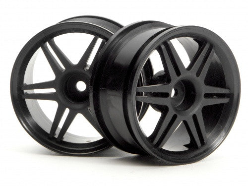 HPI 3801 12-Spoke Corsa Wheel 26mm Black *DISC*