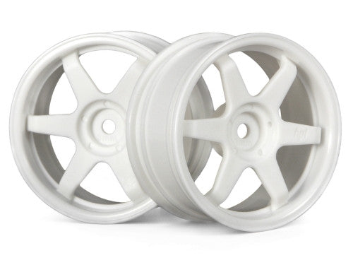 HPI 3840 TE37 Wheel 26mm White 3mm Offset/26mm Tire