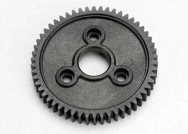 TRAXXAS 3956 Spur Gear 54T 32P 0.8 Metric (compatible with 32-pitch) : stock spur gear for SLASH 4X4 brushed and VXL, STAMPEDE 4X4