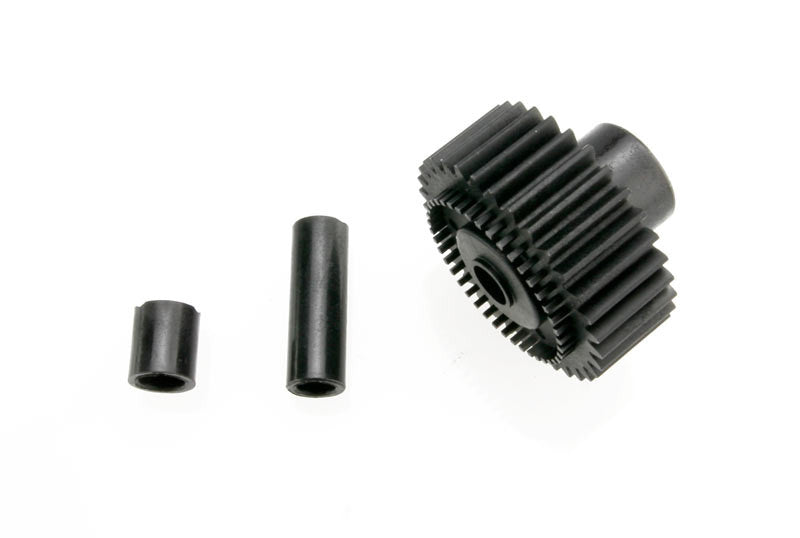 TRAXXAS 3984X Output gear, 33-tooth (1)/ spacers (2)
