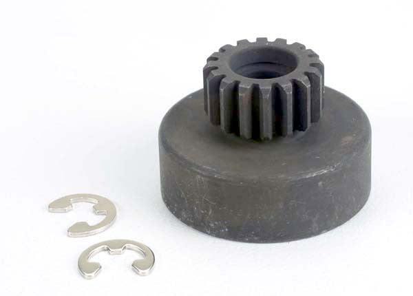 TRAXXAS 4116 Clutch bell, (16-tooth)/5x8x0.5mm fiber washer (2)/ 5mm E-clip (requires #2728 - ball bearings, 5x8x2.5mm (2)