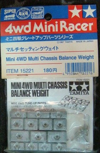 TAMIYA 15221 Mini 4WD Multi Chassis Balance Weight *DISC*