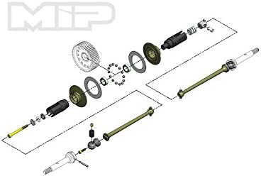 MIP 17060 Bi-Metal Super Diff 13.5 Drive Kit for TLR 22 4.0