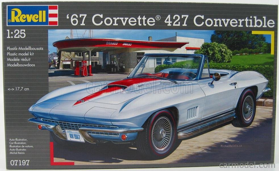 REVELL 07197 1/25 1967 Corvette 427 Convertible