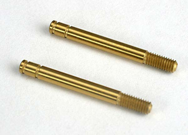 TRAXXAS 4261T Shock shafts, hardened steel, titanium nitride coated (29mm) (front) (2)