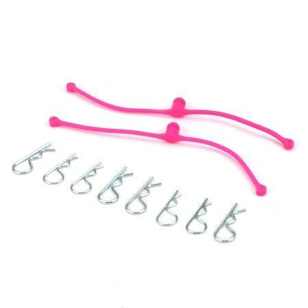 DUBRO 2251 Body Klip Retainers Pink