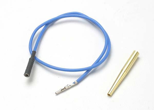 TRAXXAS 4581X Lead wire, glow plug (blue) (EZ-Start and EZ-Start 2)/ molex pin extractor (use where glow plug wire does not have bullet connector)