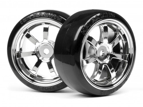 HPI 4739 T-Drift/Rays 57S Wheel 26mm Chrome 0mm offset
