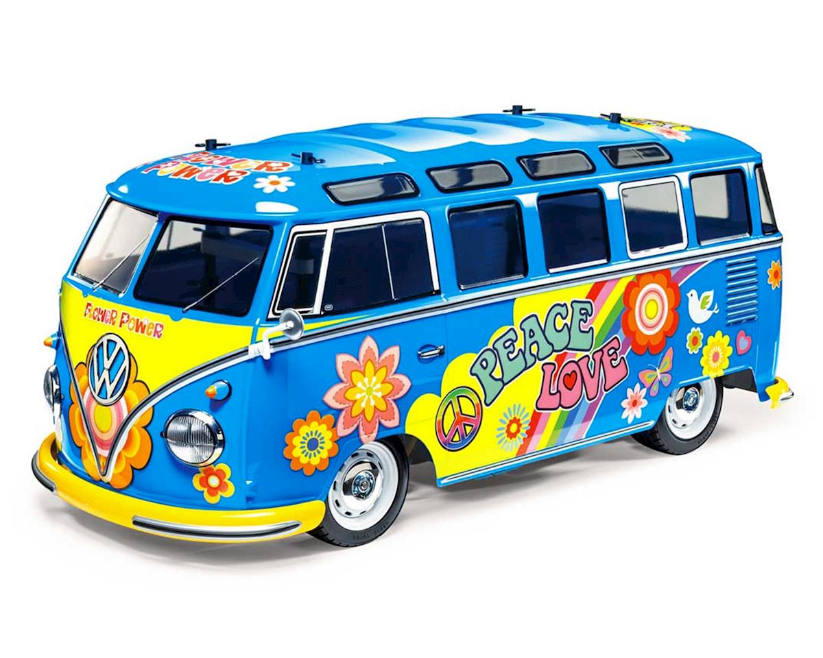 TAMIYA 47453 VW Volkswagen Flower Power Type 2 Van 1/10 On Road Kit M-05