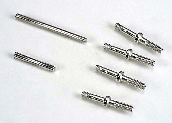 TRAXXAS 4841 Tie rods/ upper camber rods (rear) (24mm turnbuckles) (4)/ draglink, 36mm (threaded rod)