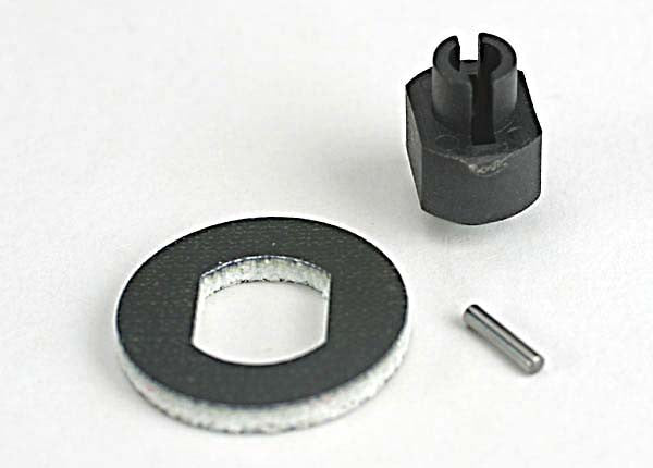 TRAXXAS 4884 Disc, brake/ hub, adapter/ 2mm pin
