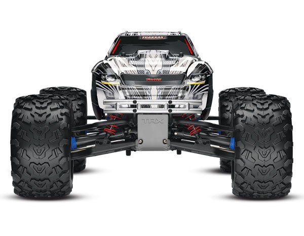TRAXXAS 49077-3 T-Maxx® 3.3: 1/10 Scale Nitro-Powered 4WD Maxx® Monster Truck. RTR with EZ-Start® electric starting system, TQi™ 2.4GHz Radio System with Traxxas Link™ Wireless Module, TRX® 3.3 Racing Engine, and Traxxas Stability Management (TSM)®.