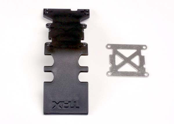 TRAXXAS 4938 Skidplate Rear Plastic Black
