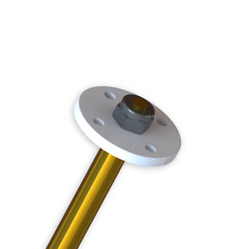 TEKNO TKR6165 Shock Piston CNC Flat/Flat 4x1.9 11.3mm