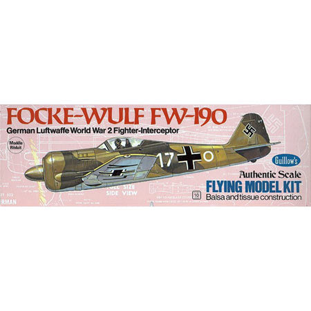 GUILLOWS 502 Focke-Wulf FW-190 Kit, 16.5"