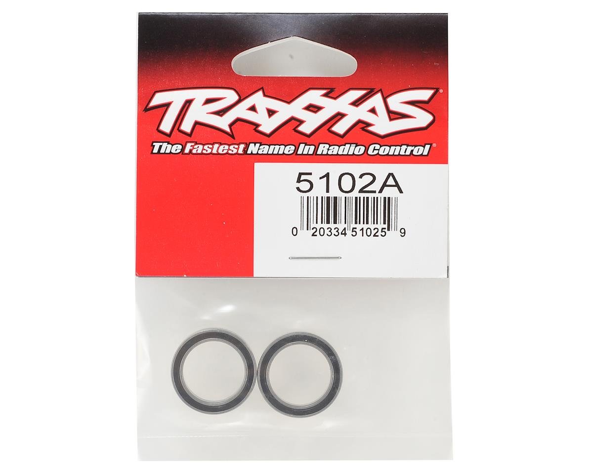 TRAXXAS 5102A Ball bearings, black rubber sealed 15x21x4mm (2)