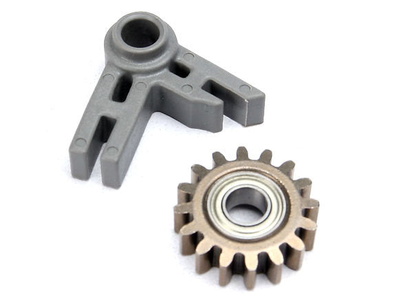 TRAXXAS 5183 Gear, idler/ idler gear support/ bearing (pressed in)